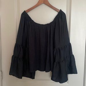 By Anthropologie "Gloria" Bell Sleeves Off Shoulder Top - Size M - NWT